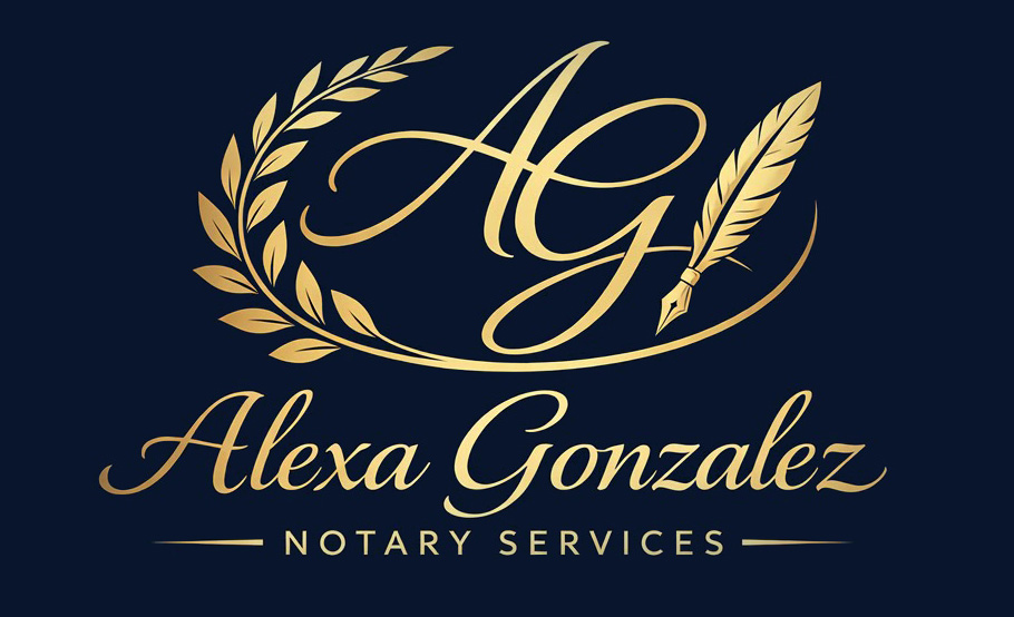 Alexa Gonzalez Notary Logo
